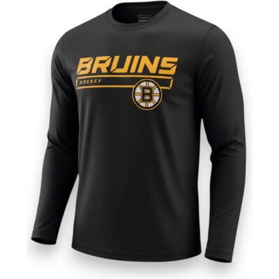 Fanatics, Herren, Shirts, NHL Boston Bruins Longsleeve Shirt MA26127A2GC45T, Schwarz, (L) Fanatics, Herren, Shirts, NHL Boston Bruins Longsleeve Shirt MA26127A2GC45T, Schwarz, (L)