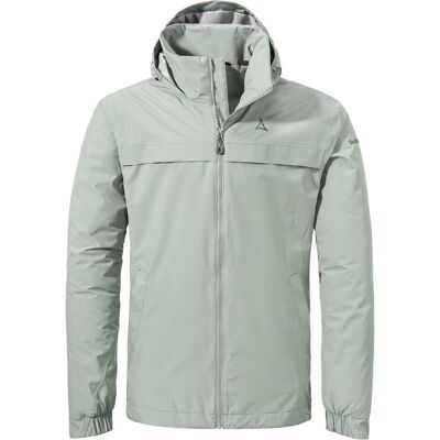 Schöffel, Herren, Regenjacken, Jacket Style Bohorok MNS, Grün, Grau, (46, S) Schöffel, Herren, Regenjacken, Jacket Style Bohorok MNS, Grün, Grau, (46, S)