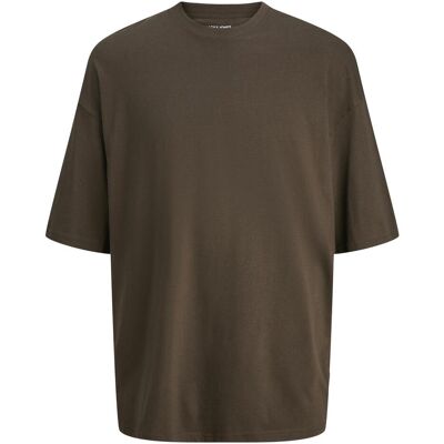 Jack & Jones, Herren, Shirts, Jjecharge Tee O-Neck Noos, Braun, (L) Jack & Jones, Herren, Shirts, Jjecharge Tee O-Neck Noos, Braun, (L)