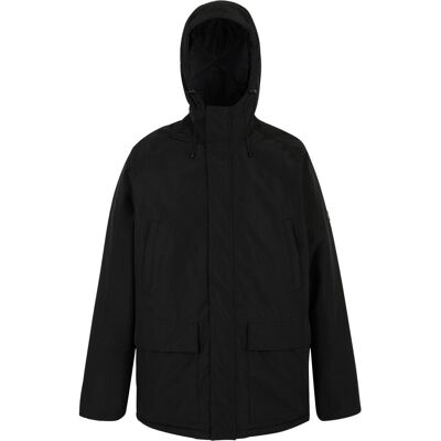 Regatta, Herren, Regenjacken, Savon wasserdichte Jacke, Schwarz, Grau, (L) Regatta, Herren, Regenjacken, Savon wasserdichte Jacke, Schwarz, Grau, (L)