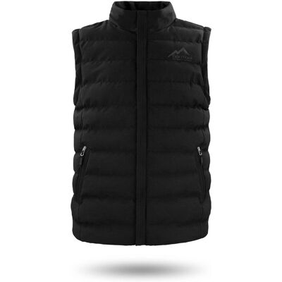 Normani, Herren, Westen, Herren Winter-Steppweste Nanaimo - 1557, Schwarz, (L) Normani, Herren, Westen, Herren Winter-Steppweste Nanaimo - 1557, Schwarz, (L)