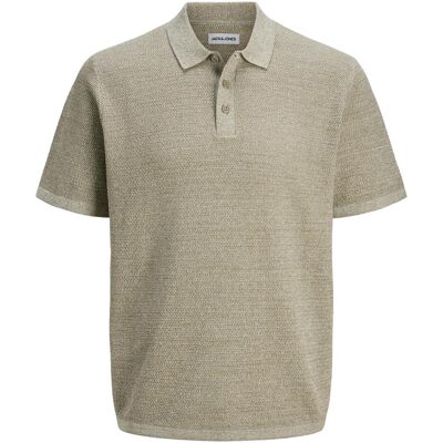 Jack & Jones, Herren, Shirts, Jjegeorge Knit Polo Ss Sn, Grau, (XXL) Jack & Jones, Herren, Shirts, Jjegeorge Knit Polo Ss Sn, Grau, (XXL)