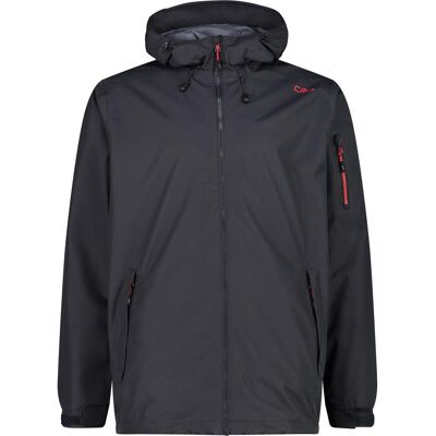 CMP Campagnolo, Herren, Regenjacken, Hoodie, Grau, (5XL, 60) CMP Campagnolo, Herren, Regenjacken, Hoodie, Grau, (5XL, 60)