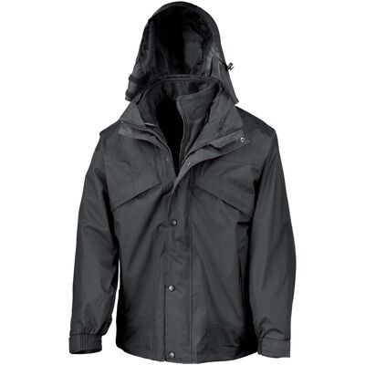 Regatta, Herren, Regenjacken, 3 En 1 Zip & Clic, Blau, Schwarz, Mehrfarbig, (M) Regatta, Herren, Regenjacken, 3 En 1 Zip & Clic, Blau, Schwarz, Mehrfarbig, (M)