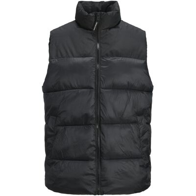 Jack & Jones, Herren, Westen, Recycelter Polyester Weste, Schwarz, (L) Jack & Jones, Herren, Westen, Recycelter Polyester Weste, Schwarz, (L)