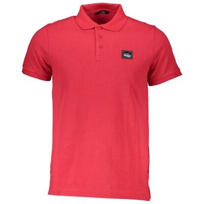 Cavalli Class, Herren, Shirts, Rosso Cotton Mens Polo Shirt, Rot, (M) Cavalli Class, Herren, Shirts, Rosso Cotton Mens Polo Shirt, Rot, (M)
