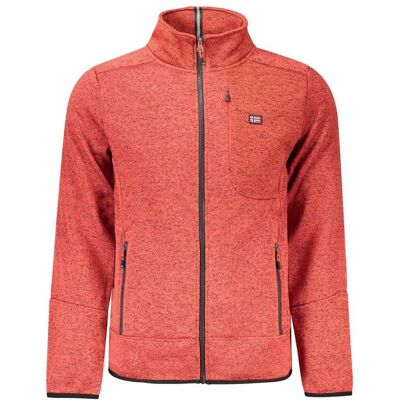 Norway 1963, Herren, Pullover, Rosso Polyester Mens Sweatshirt, Rot, (S) Norway 1963, Herren, Pullover, Rosso Polyester Mens Sweatshirt, Rot, (S)