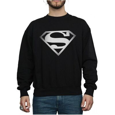 Dc Comics, Herren, Pullover, Superman Spot Logo Sweatshirt, Schwarz, (3XL) Dc Comics, Herren, Pullover, Superman Spot Logo Sweatshirt, Schwarz, (3XL)