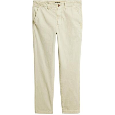 Superdry, Herren, Hosen, International Chinohose, Grau, Weiss, (W31/L32) Superdry, Herren, Hosen, International Chinohose, Grau, Weiss, (W31/L32)