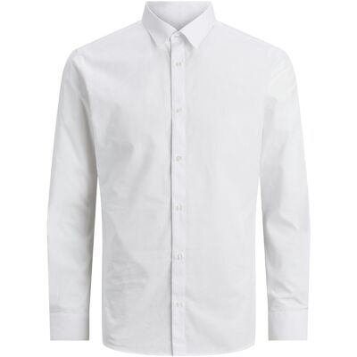 Jack & Jones, Herren, Hemden, Einfarbiges Hemd, Weiss, (XS) Jack & Jones, Herren, Hemden, Einfarbiges Hemd, Weiss, (XS)
