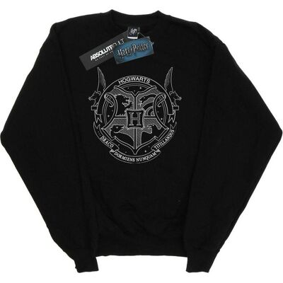 Harry Potter, Herren, Pullover, Hogwarts Seal Sweatshirt, Schwarz, (XL) Harry Potter, Herren, Pullover, Hogwarts Seal Sweatshirt, Schwarz, (XL)