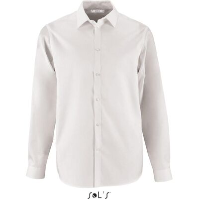Sol's, Herren, Hemden, Men's Herringbone Shirt Brody, Weiss, (4XL) Sol's, Herren, Hemden, Men's Herringbone Shirt Brody, Weiss, (4XL)