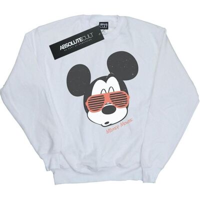 Disney Herren, Pullover, Mickey Mouse Sunglasses Sweatshirt, Weiss, (XXL) Disney Herren, Pullover, Mickey Mouse Sunglasses Sweatshirt, Weiss, (XXL)