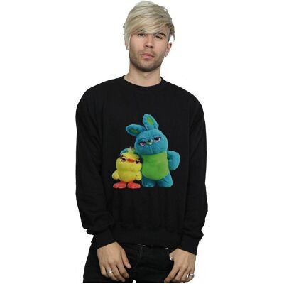 Disney Herren, Pullover, Toy Story 4 Ducky And Bunny Sweatshirt, Schwarz, (5XL) Disney Herren, Pullover, Toy Story 4 Ducky And Bunny Sweatshirt, Schwarz, (5XL)