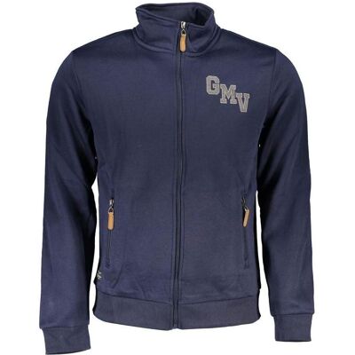 Gian Marco Venturi, Herren, Pullover, Gianmarco Venturi Blauer Baumwoll-Sweatshirt, Blau, (XL) Gian Marco Venturi, Herren, Pullover, Gianmarco Venturi Blauer Baumwoll-Sweatshirt, Blau, (XL)