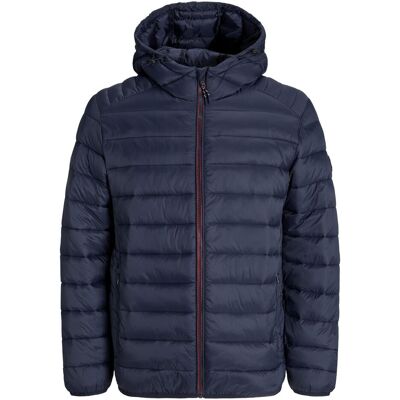 Jack & Jones, Herren, Winterjacken, Jjebradley Light Puffer Hood Noos, Blau, (L) Jack & Jones, Herren, Winterjacken, Jjebradley Light Puffer Hood Noos, Blau, (L)