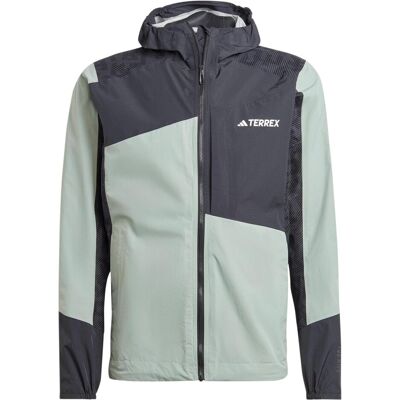 Adidas Herren, Regenjacken, Xperior Hybrid Rain, Grün, Schwarz, (S) Adidas Herren, Regenjacken, Xperior Hybrid Rain, Grün, Schwarz, (S)