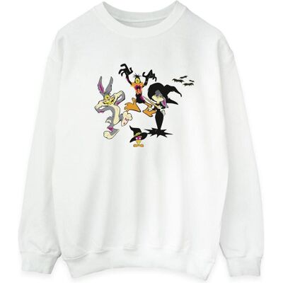 Looney Tunes, Herren, Pullover, Halloween Friends Sweatshirt, Weiss, (M) Looney Tunes, Herren, Pullover, Halloween Friends Sweatshirt, Weiss, (M)