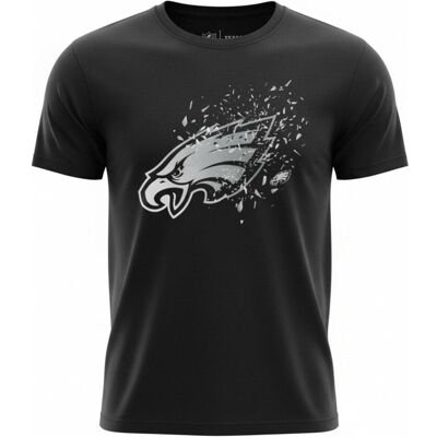 Fanatics, Herren, Shirts, NFL Philadelphia Eagles Herren T-Shirt Shatter S, Schwarz, (S) Fanatics, Herren, Shirts, NFL Philadelphia Eagles Herren T-Shirt Shatter S, Schwarz, (S)