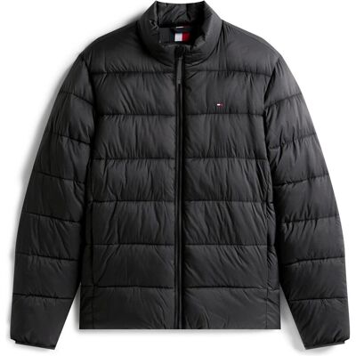 Tommy Hilfiger Herren, Winterjacken, Mid Weight Stand Collar Jkt, Schwarz, (M) Tommy Hilfiger Herren, Winterjacken, Mid Weight Stand Collar Jkt, Schwarz, (M)