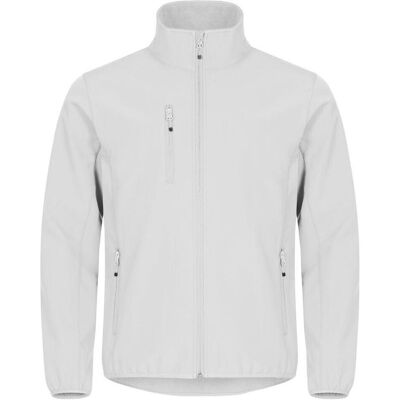 Clique, Herren, Outdoorjacken, Softshell Jacke 0200910 (S), Weiss, S Clique, Herren, Outdoorjacken, Softshell Jacke 0200910 (S), Weiss, S