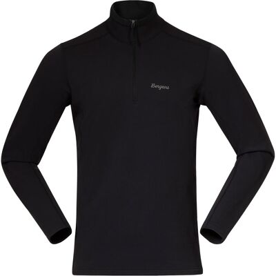 Bergans, Herren, Pullover, Midtli Half Zip, Schwarz, (XL) Bergans, Herren, Pullover, Midtli Half Zip, Schwarz, (XL)