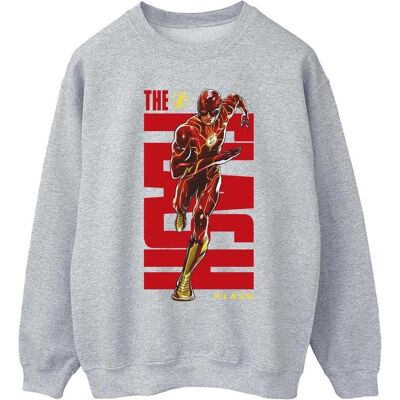 Dc Comics, Herren, Pullover, The Flash Dash Sweatshirt, Grau, (L) Dc Comics, Herren, Pullover, The Flash Dash Sweatshirt, Grau, (L)