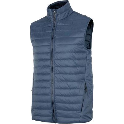 4F, Herren, Westen, Herrenweste dunkel marineblau H4Z22 KUMP001 30S M, Blau, (M) 4F, Herren, Westen, Herrenweste dunkel marineblau H4Z22 KUMP001 30S M, Blau, (M)