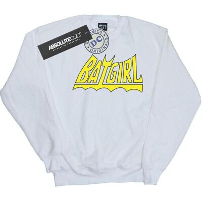 Dc Comics, Herren, Pullover, Batgirl Logo Sweatshirt, Weiss, (M) Dc Comics, Herren, Pullover, Batgirl Logo Sweatshirt, Weiss, (M)