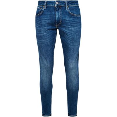 Superdry, Herren, Jeans, Schmal geschnittene Vintage-Jeans aus Bio-Baumwolle, Blau, (W32/L32) Superdry, Herren, Jeans, Schmal geschnittene Vintage-Jeans aus Bio-Baumwolle, Blau, (W32/L32)
