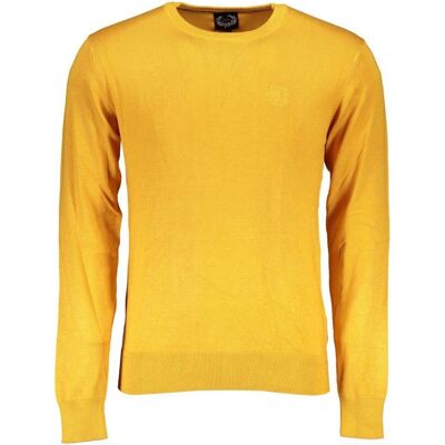 Gian Marco Venturi, Herren, Pullover, Gianmarco Venturi Gelber Viskose-Pullover, Gelb, (XXL) Gian Marco Venturi, Herren, Pullover, Gianmarco Venturi Gelber Viskose-Pullover, Gelb, (XXL)