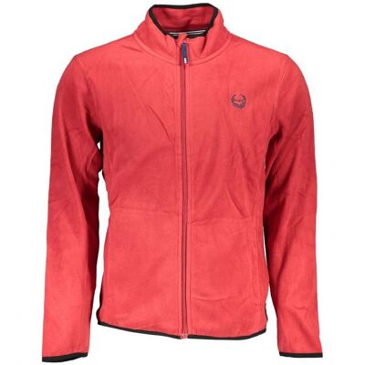 Gian Marco Venturi, Herren, Pullover, Gianmarco Venturi Roten Polyester-Sweatshirt, Rot, (XL) Gian Marco Venturi, Herren, Pullover, Gianmarco Venturi Roten Polyester-Sweatshirt, Rot, (XL)