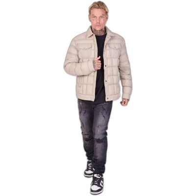 Pro-Ject X Paris, Herren, Winterjacken, Style Biker, Beige, (S) Pro-Ject X Paris, Herren, Winterjacken, Style Biker, Beige, (S)