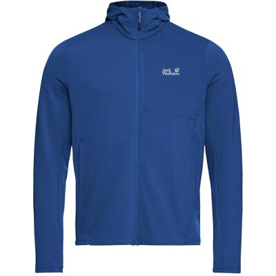 Jack Wolfskin, Herren, Outdoorjacken, Litestride Hooded Fz M (S), Blau, S Jack Wolfskin, Herren, Outdoorjacken, Litestride Hooded Fz M (S), Blau, S