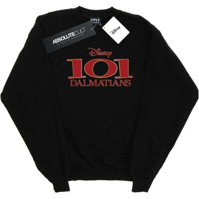Disney Herren, Pullover, 101 Dalmatians Logo Sweatshirt, Schwarz, (L) Disney Herren, Pullover, 101 Dalmatians Logo Sweatshirt, Schwarz, (L)