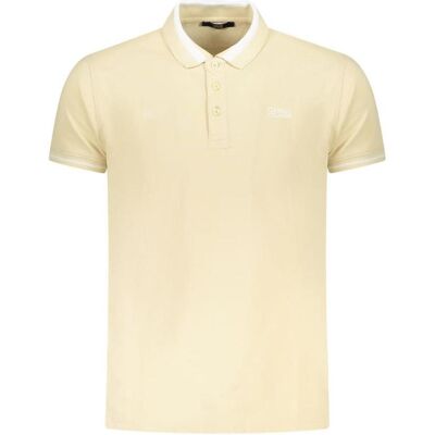 Cavalli Class, Herren, Shirts, Beige Cotton Men Polo Shirt, Beige, (L) Cavalli Class, Herren, Shirts, Beige Cotton Men Polo Shirt, Beige, (L)