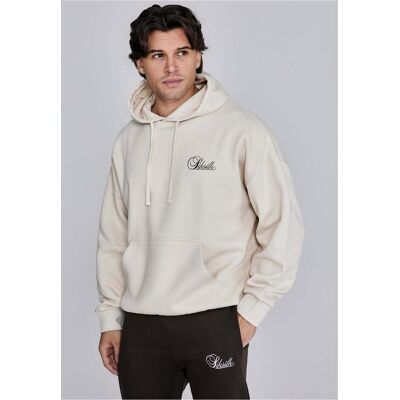 Siksilk, Herren, Pullover, Kapuzenpullover Essentials Hoodie, Beige, (M) Siksilk, Herren, Pullover, Kapuzenpullover Essentials Hoodie, Beige, (M)