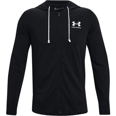 Under Armour, Herren, Laufjacke, Rival Terry LC Full Zip - 51931 (L), Schwarz, L Under Armour, Herren, Laufjacke, Rival Terry LC Full Zip - 51931 (L), Schwarz, L