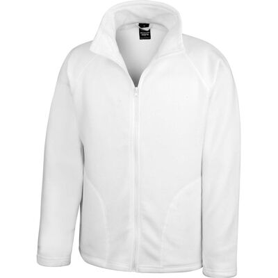 Result Clothing, Herren, Outdoorjacken, Micro Fleece Jacket (XXL), Weiss, XXL Result Clothing, Herren, Outdoorjacken, Micro Fleece Jacket (XXL), Weiss, XXL