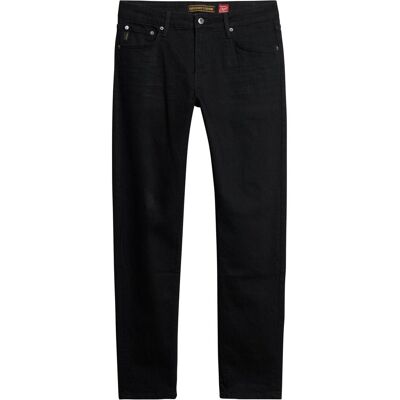 Superdry, Herren, Jeans, Schmal geschnittene Vintage-Jeans aus Bio-Baumwolle, Schwarz, (W28/L32) Superdry, Herren, Jeans, Schmal geschnittene Vintage-Jeans aus Bio-Baumwolle, Schwarz, (W28/L32)