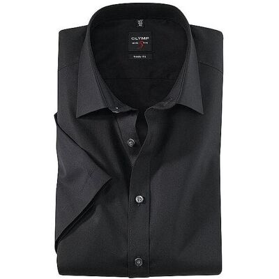 Olymp, Herren, Hemden, Hemd Level 5 Bodyfit schwarz 1/2 arm Gr.38, Schwarz, (38) Olymp, Herren, Hemden, Hemd Level 5 Bodyfit schwarz 1/2 arm Gr.38, Schwarz, (38)