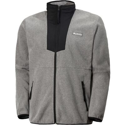 Columbia, Herren, Outdoorjacken, Sequoia Grove™ Full Zip Fleece (L), Grau, Schwarz, L Columbia, Herren, Outdoorjacken, Sequoia Grove™ Full Zip Fleece (L), Grau, Schwarz, L