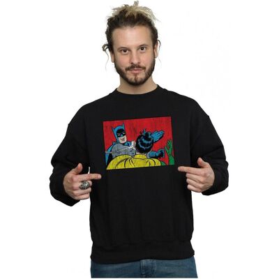 Dc Comics, Herren, Pullover, Batman Robin Slap Sweatshirt, Schwarz, (3XL) Dc Comics, Herren, Pullover, Batman Robin Slap Sweatshirt, Schwarz, (3XL)