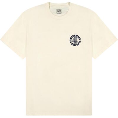 Lee, Herren, Shirts, T-Shirt Ww Graphic Tee, Beige, (L) Lee, Herren, Shirts, T-Shirt Ww Graphic Tee, Beige, (L)