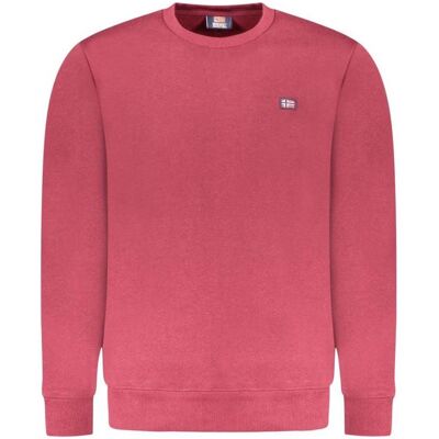 Norway 1963, Herren, Pullover, Red Cotton Men's Sweatshirt, Rot, (L) Norway 1963, Herren, Pullover, Red Cotton Men's Sweatshirt, Rot, (L)