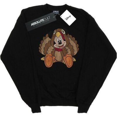 Disney Herren, Pullover, Mickey Mouse Thanksgiving Turkey Costume Sweatshirt, Schwarz, (M) Disney Herren, Pullover, Mickey Mouse Thanksgiving Turkey Costume Sweatshirt, Schwarz, (M)