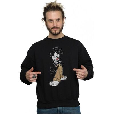 Universal Textiles, Herren, Pullover, Yakko Classic Pose Sweatshirt, Schwarz, (5XL) Universal Textiles, Herren, Pullover, Yakko Classic Pose Sweatshirt, Schwarz, (5XL)
