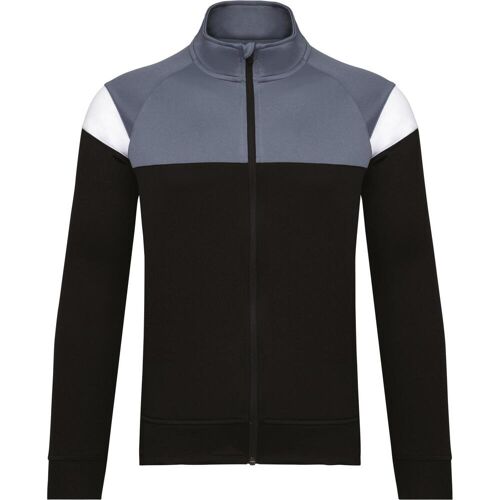 Proact, Damen, Jacken, Kinder Sweatjacke mit Reissverschluss (12XL), Schwarz, 12XL