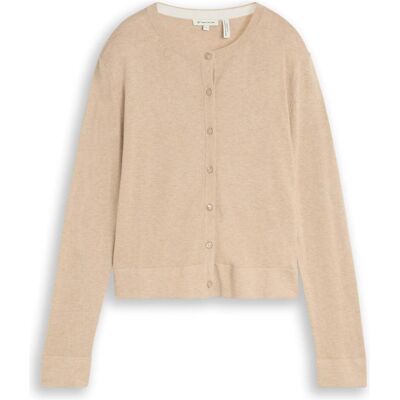 Tom Tailor, Damen, Pullover, Strickjacke, Beige, (M, S) Tom Tailor, Damen, Pullover, Strickjacke, Beige, (M, S)