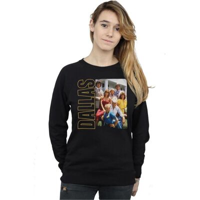 Dallas, Damen, Pullover, Ewing Family Photo Sweatshirt, Schwarz, (M) Dallas, Damen, Pullover, Ewing Family Photo Sweatshirt, Schwarz, (M)